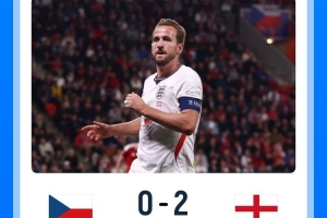 英格兰创纪录！凯恩领阵，五名外籍球员首次亮相国际赛场